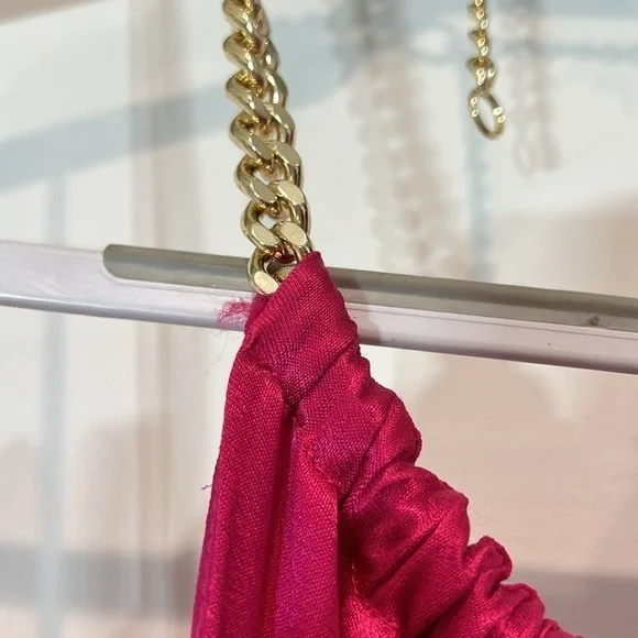 ASTR the label Women's Kazia Dress gold chain halter Size XL new with tag pink - Picture 5 of 12